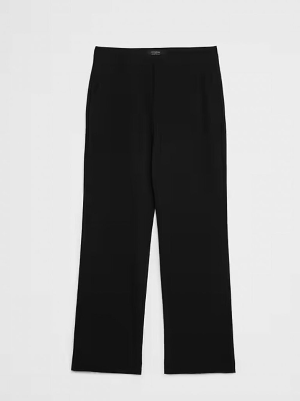 Straight High-Rise Sculpted Trouser | Banana Republic | Black